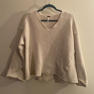 Free People White Sweater